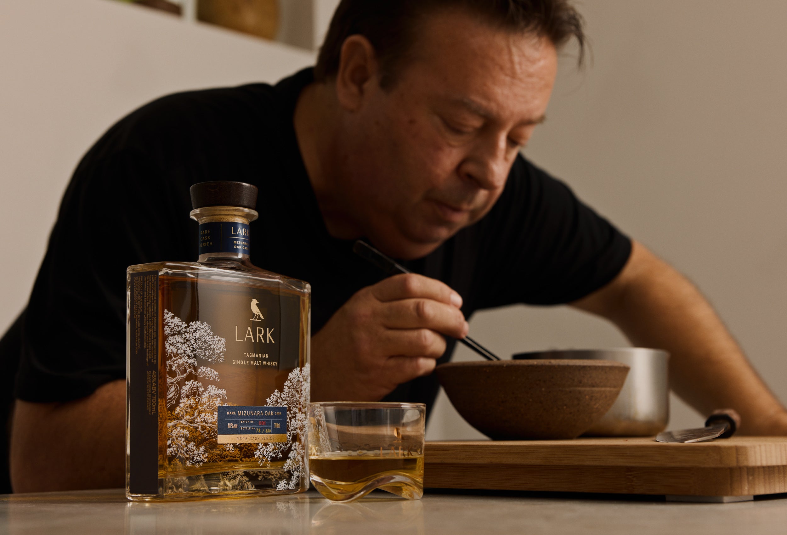 Chef Peter Gilmore’s Japanese-Inspired Pairing for LARK Mizunara Rare Cask