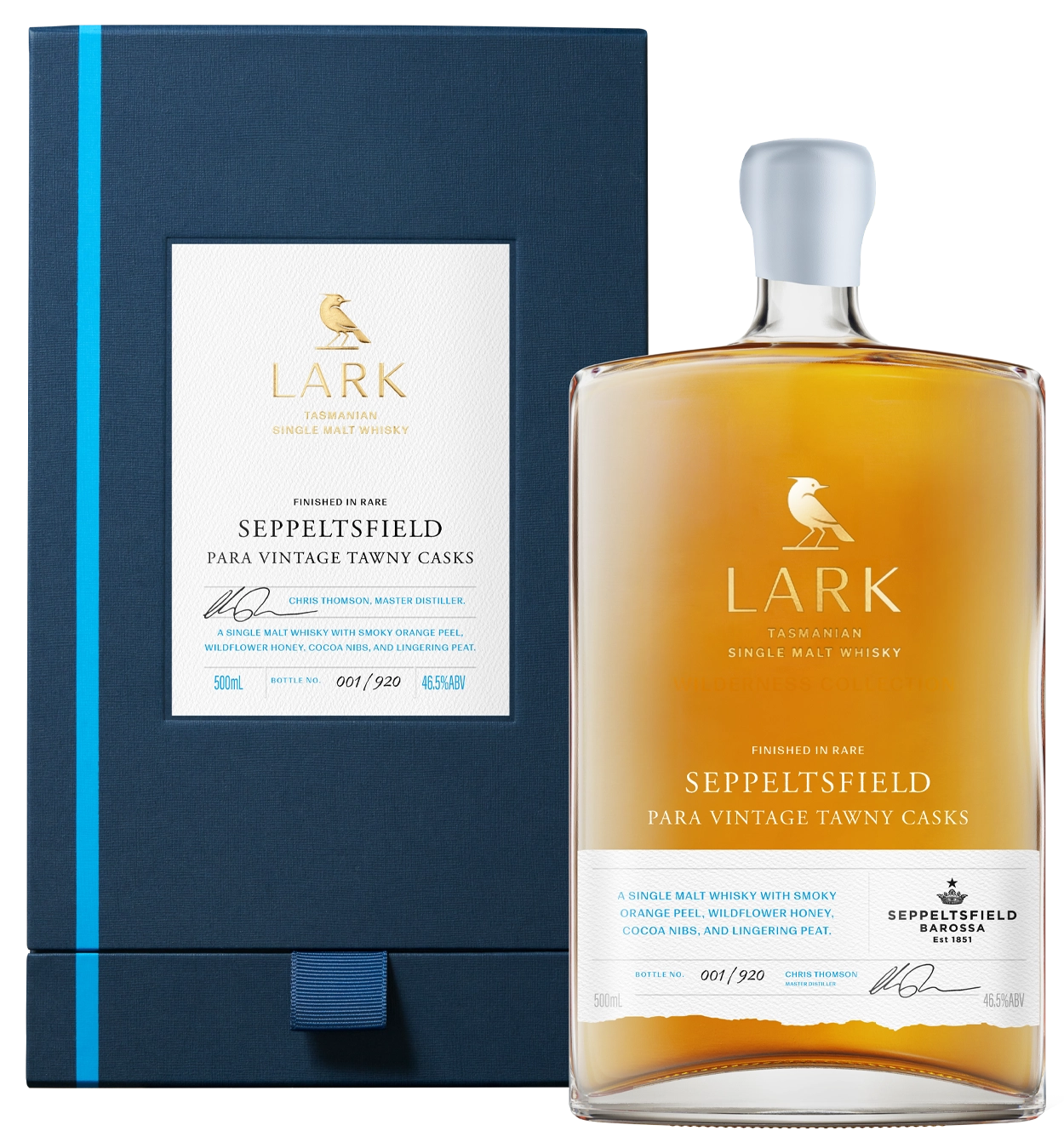 LARK Para 1992 Vintage Tawny Rare Cask Tasmanian Single Malt