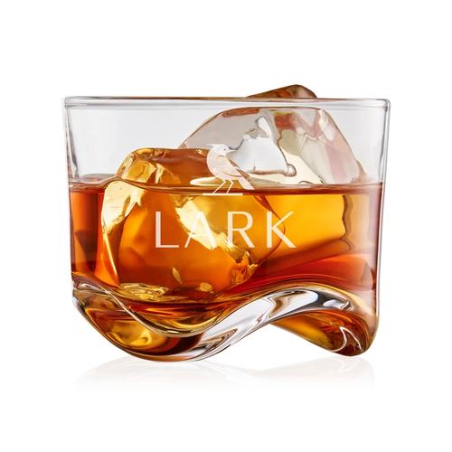 LARK Signature Crystal Wave Glass