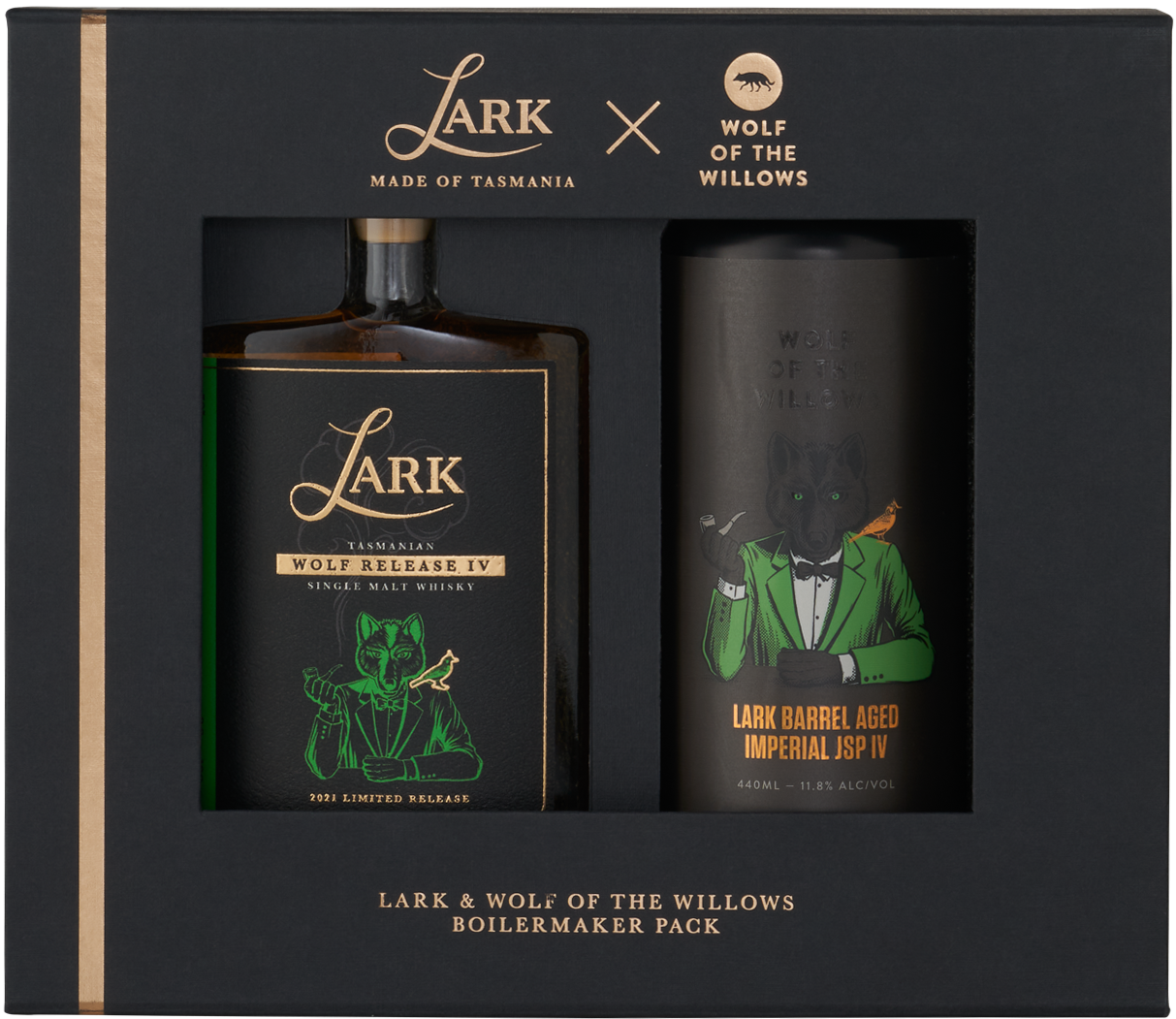 Wolf Release IV Gift Pack | Single Malt Whisky | Lark Distillery